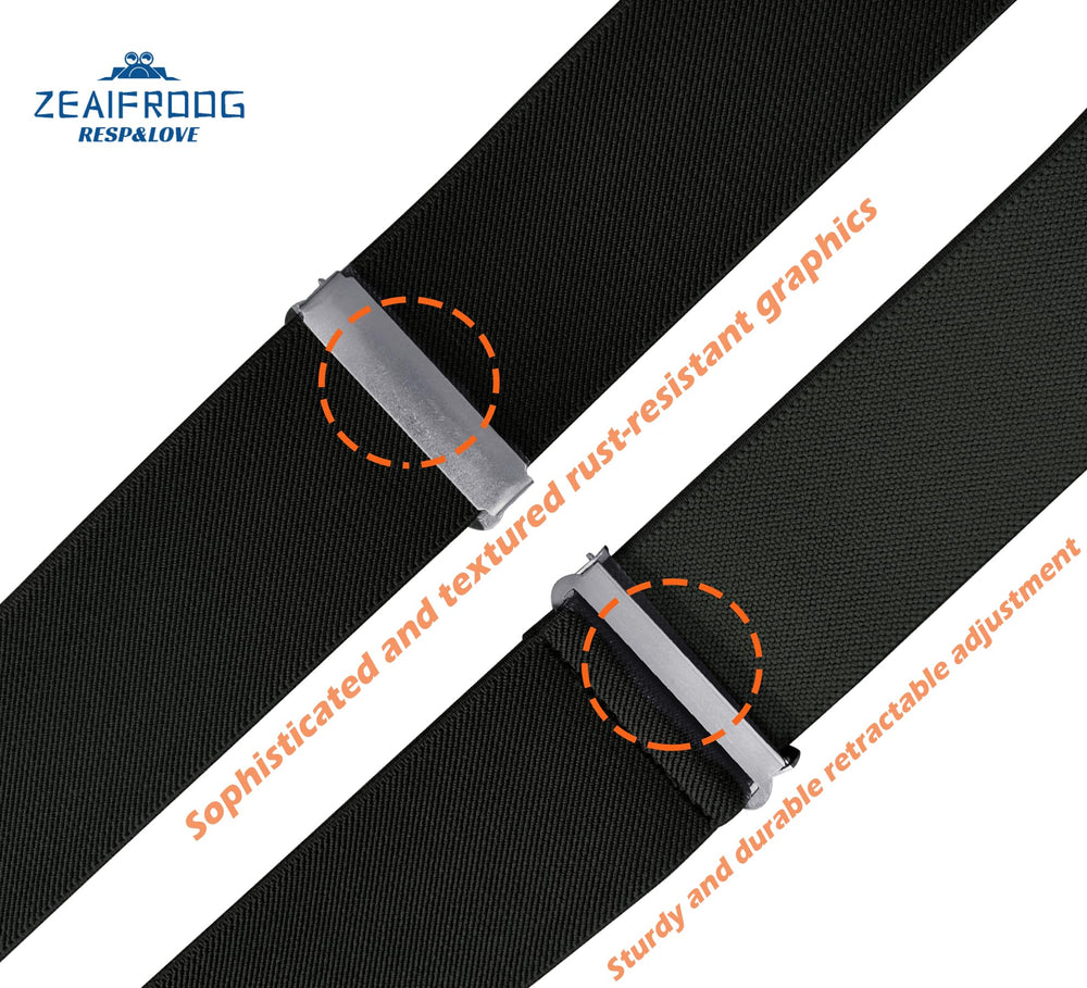Zeaifroog gift idea suspenders for Father’s Day or birthdays.