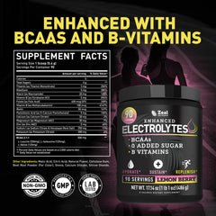 Scoop of Zeal Electrolyte Powder for precise serving