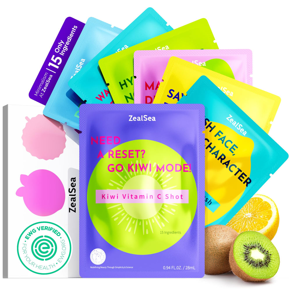 ZealSea Clean Beauty face-mask ultra-soft OEKO-TEX sheet for gentle hydration