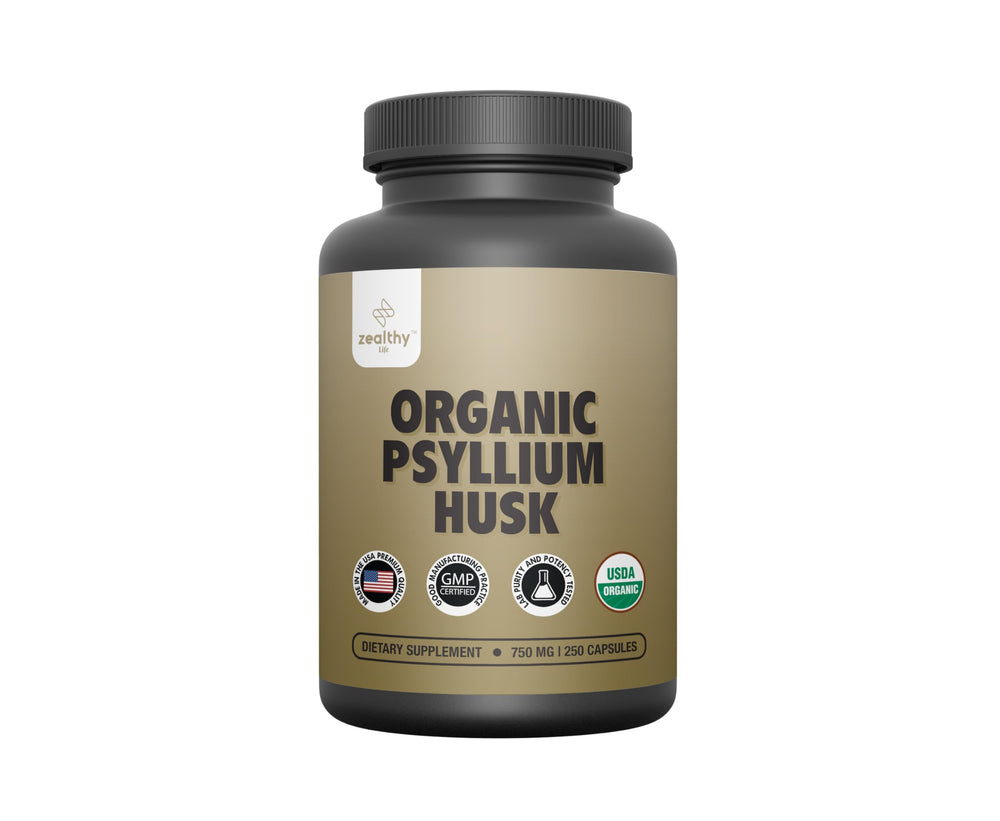 Z Zealthy Life psyllium capsules for vegan and keto friendly dietary fiber