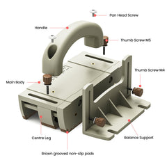 Zebekk push block easy assembly enables quick setup with minimal tools.