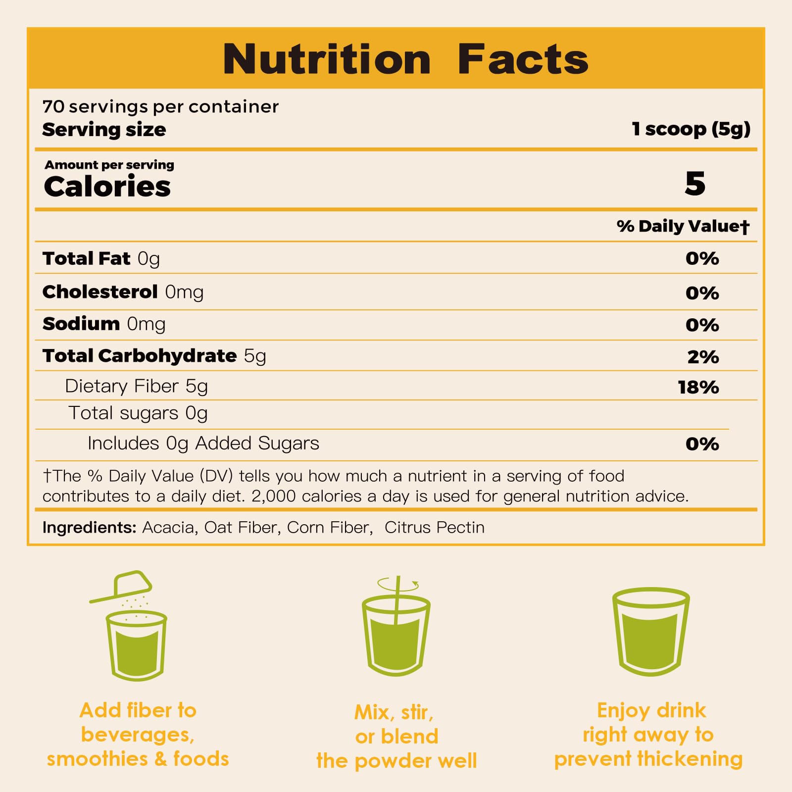 ZEBORA acacia fiber ingredient highlight for plant-based digestion