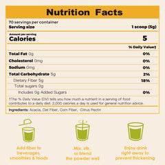 ZEBORA acacia fiber ingredient highlight for plant-based digestion