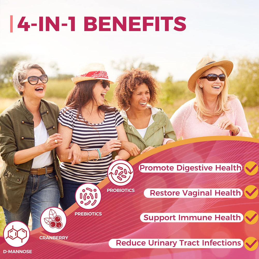 ZEBORA Probiotics cranberry and D-mannose focus for urinary health