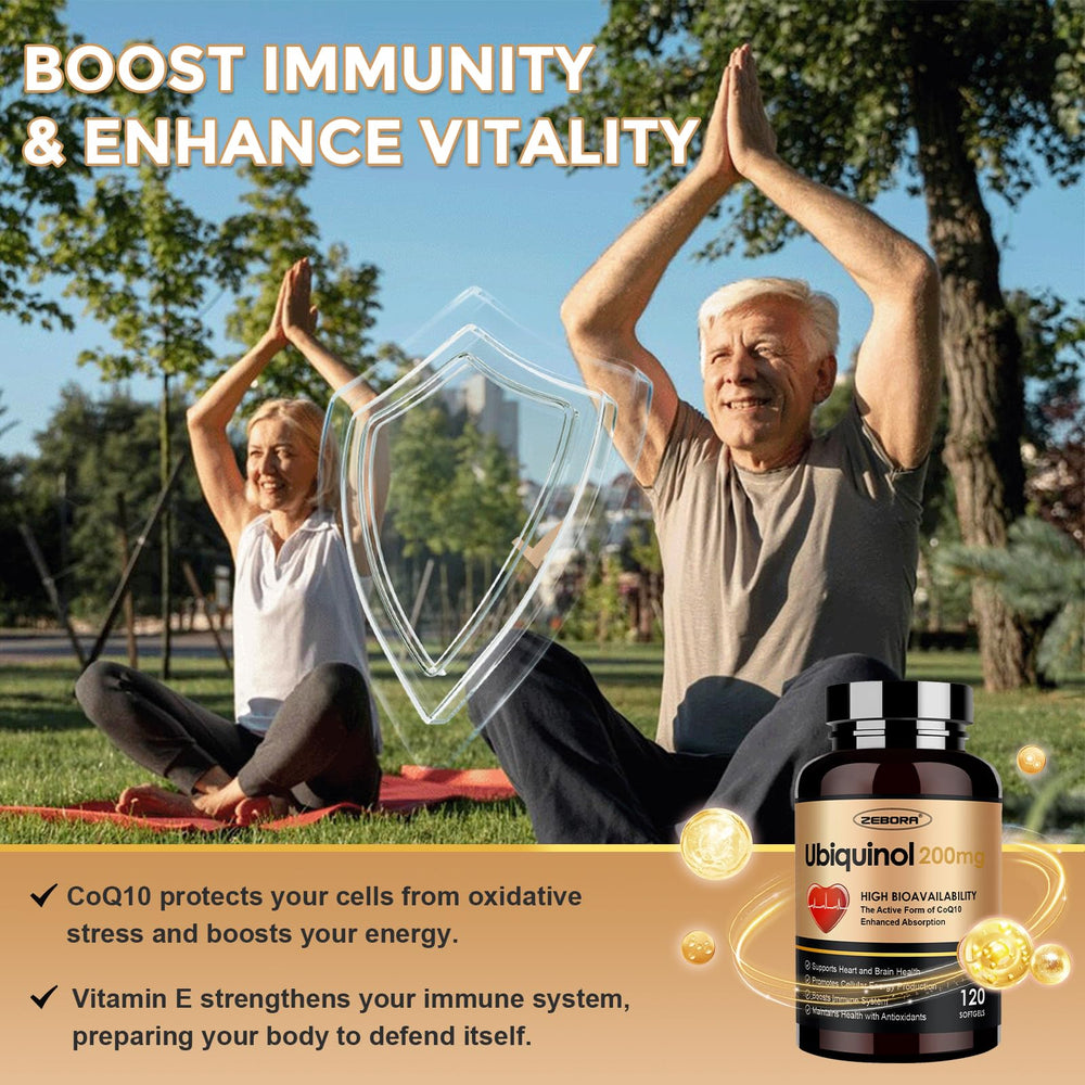 ZEBORA ubiquinol CoQ10 tested in a cGMP facility for quality assurance.