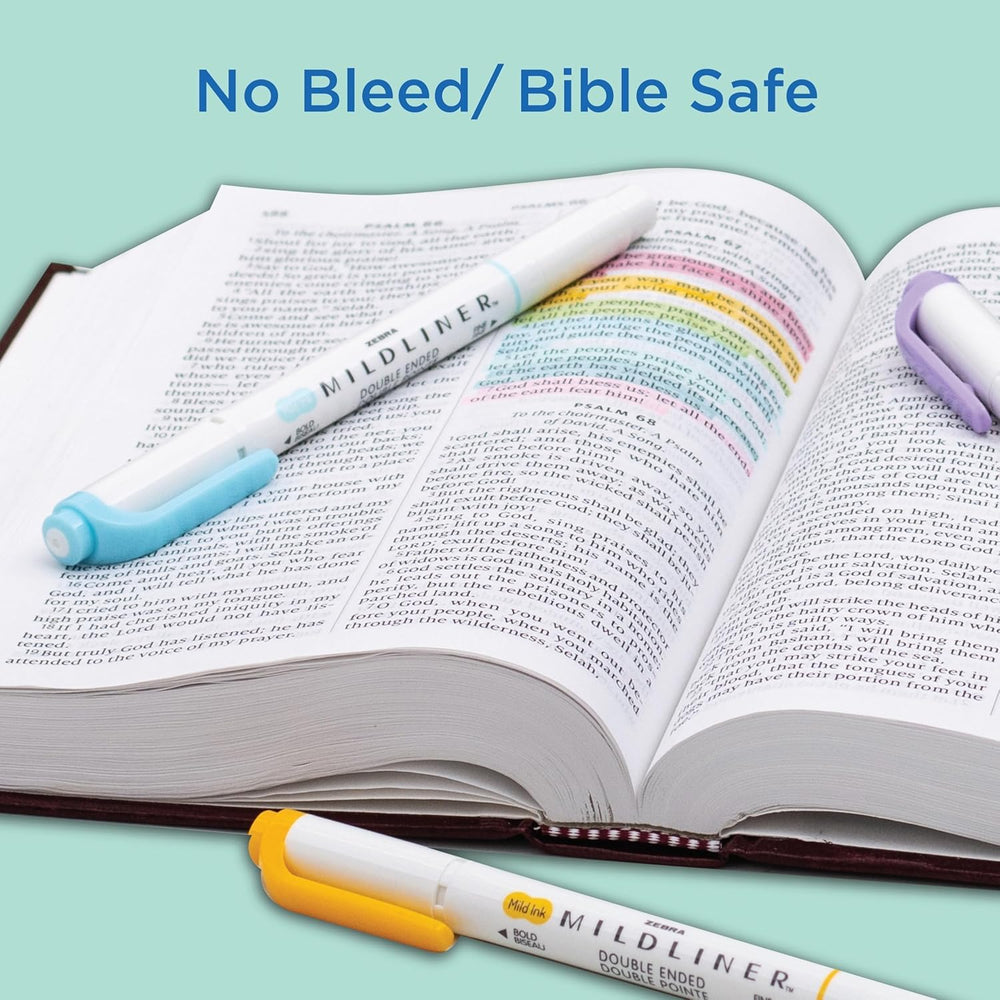 Zebra Pen Mildliner classroom use for color coding and lesson planning