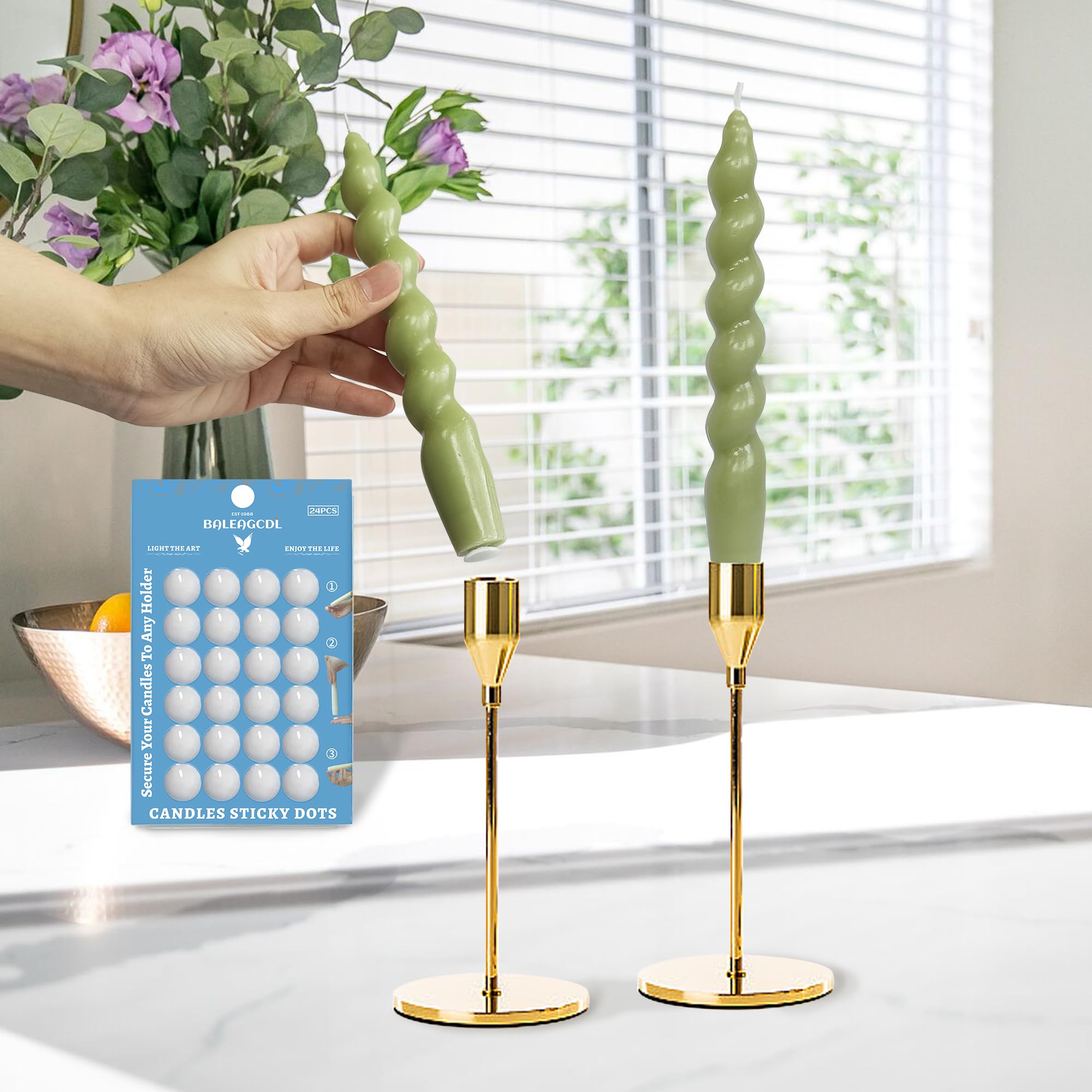 ZECHKAVAA adhesive dots suitable for various DIY projects beyond candles