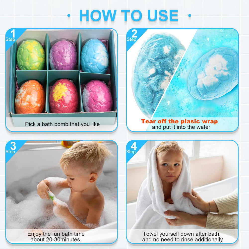 Zeewoo gift-set bath bombs great Easter gift for kids.