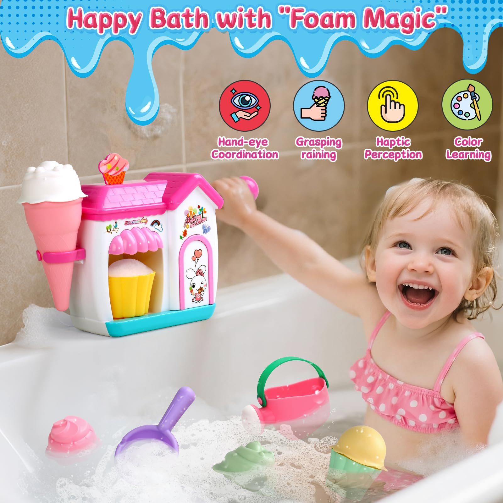 Zeewoo sand and snow toy tools, extend play beyond the tub
