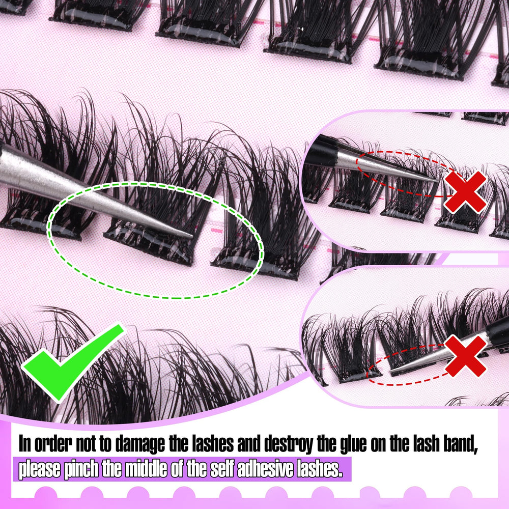 Zegaine easy-apply lash clusters save time in mornings