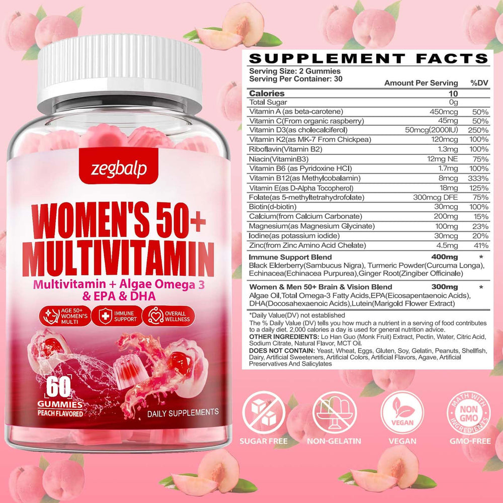 ZEGBALP immune-support gummies close-up highlighting essential vitamins.