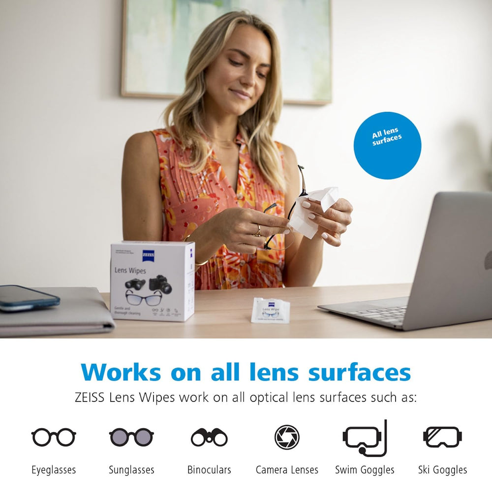 ZEISS lens wipes cleaning sunglasses without streaks