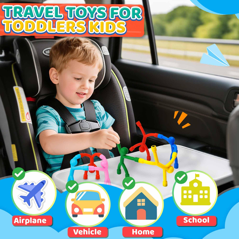 Compact Zemobra toy design stays silent and non-screen during travel moments