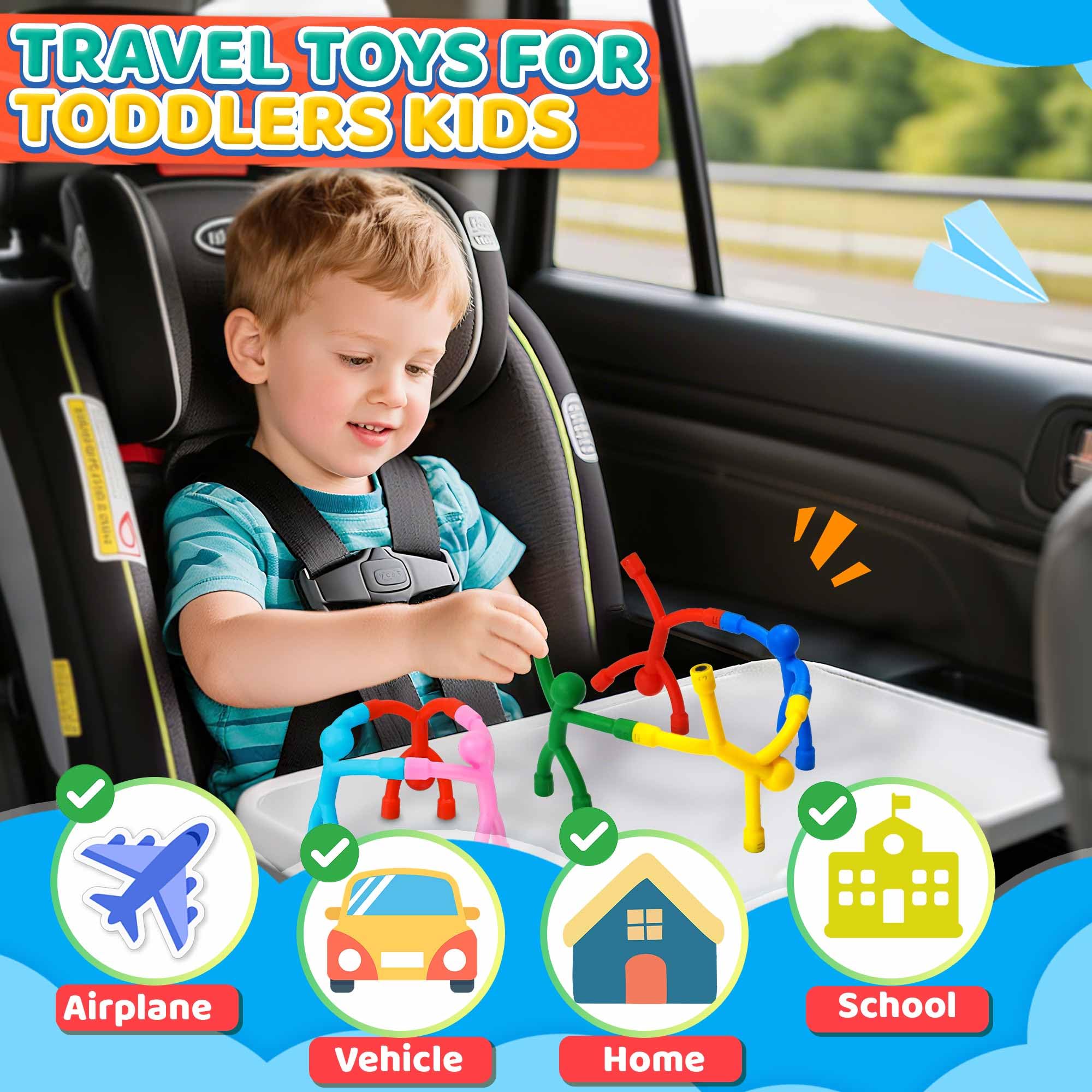 Zemobra travel toy compact and silent design ideal for trips and meals