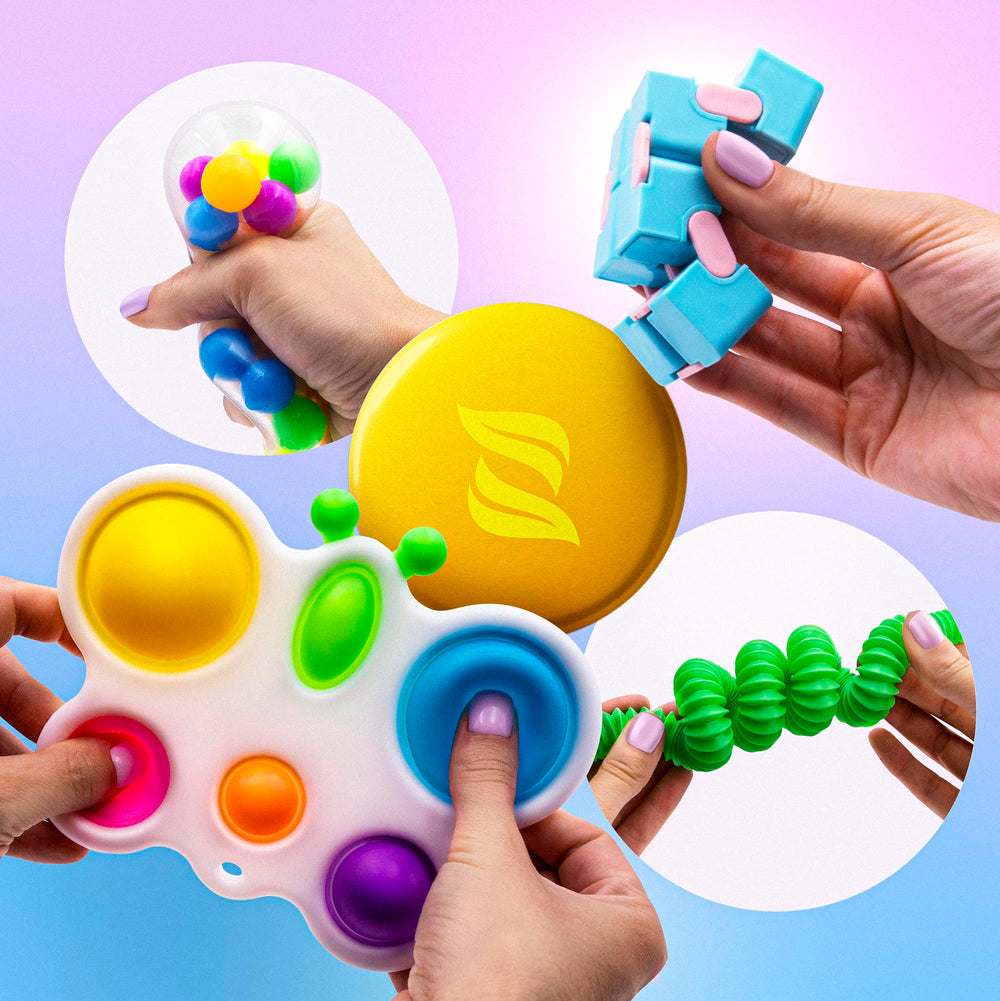 Zen Laboratory monkey noodle fidget for tactile stretching and focus