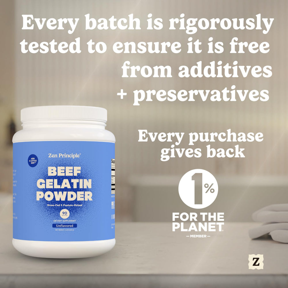 Zen Principle gelatin for marshmallows, jello, gummies, and custards.