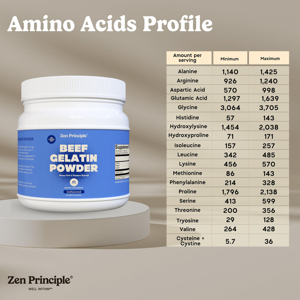 Zen Principle gelatin used in Keto and Paleo cooking