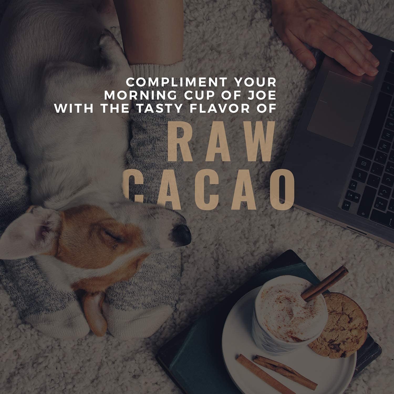Zen Spirit cacao powder for cozy hot chocolate