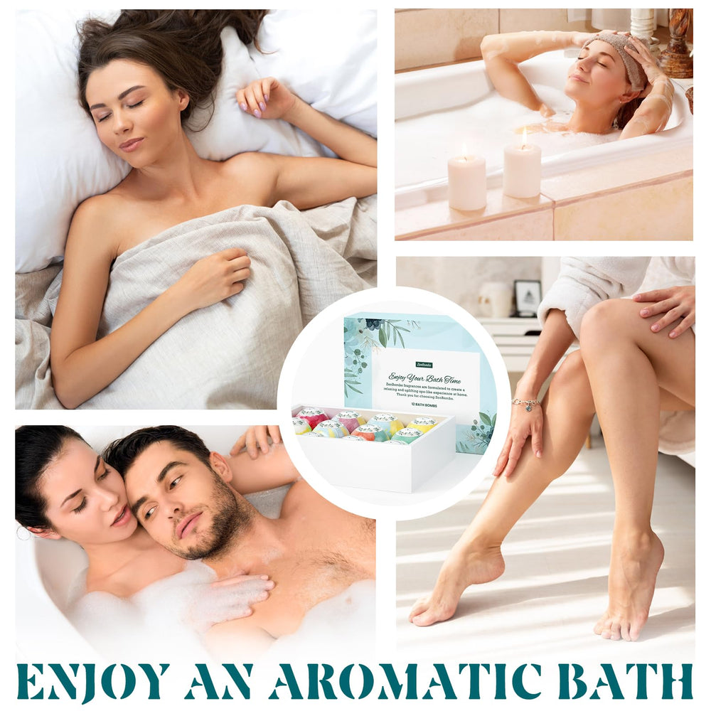 ZenBombs Chamomile bath bomb gentle fragrance promotes unwind