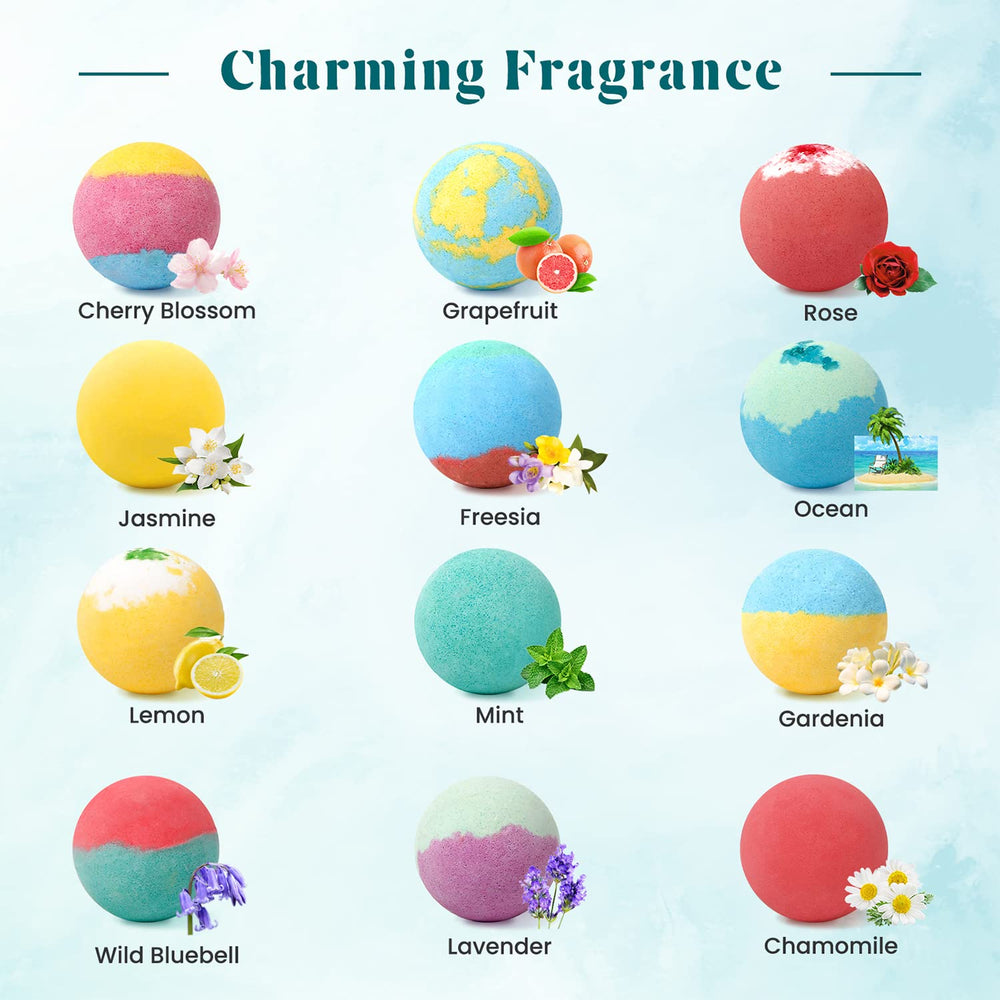 ZenBombs Jasmine bath bomb with soothing aroma for relaxation