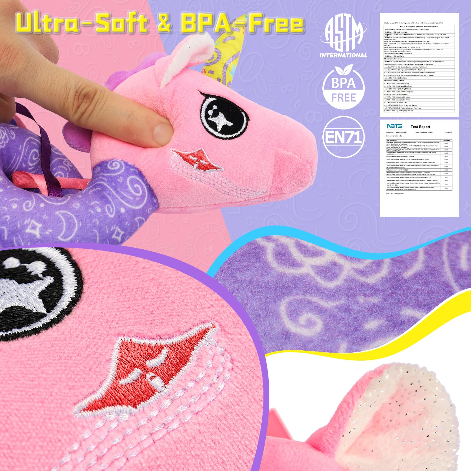 Zendstanding Unicorn detachable shaker for on-the-go play.