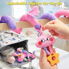 Zendstanding Unicorn spinning fox engages attention through gentle motion.