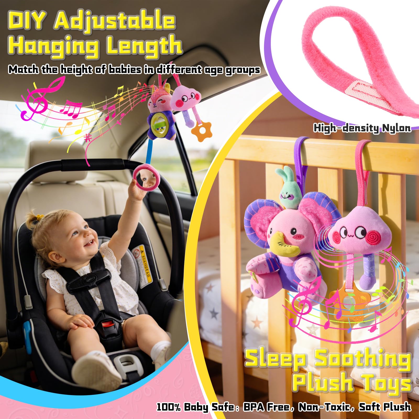 Zendstanding Unicorn teething star offers safe chewing opportunities.