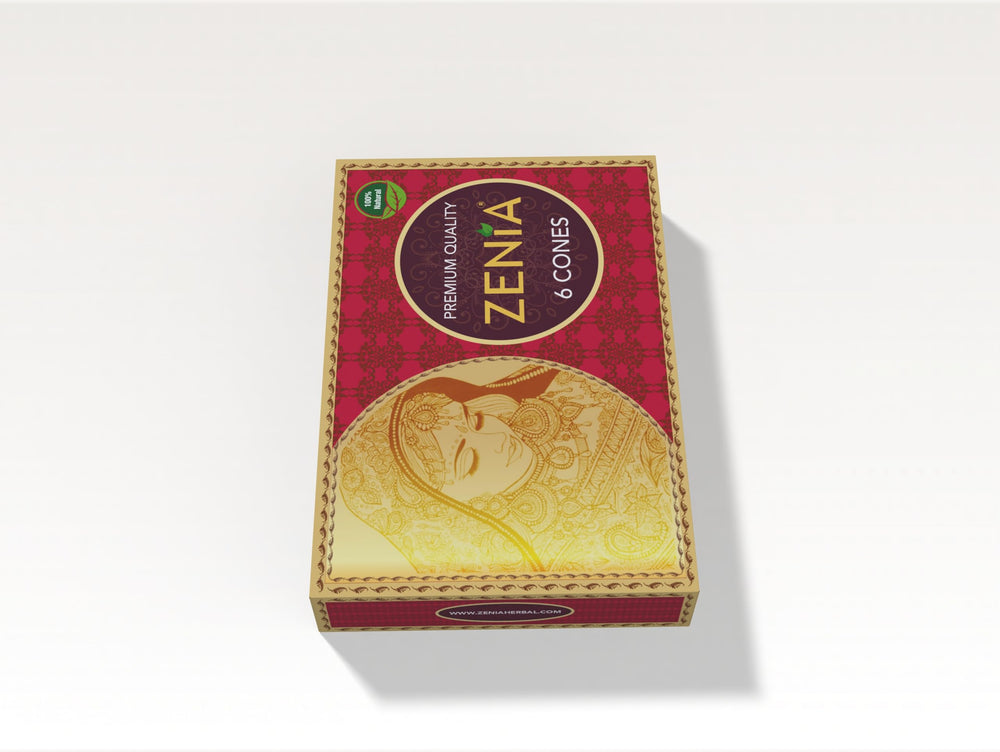 Zenia reddish brown result enhances warm tones on lighter hair