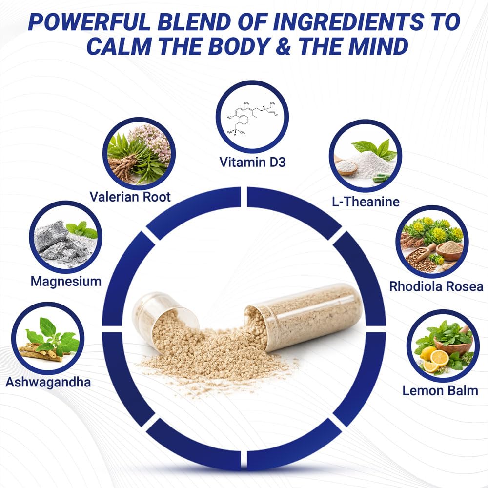 Zenium capsules closeup highlights convenient daily capsules for mood support.