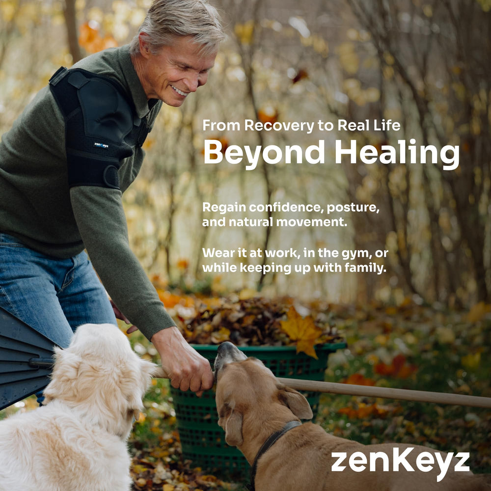 ZENKEYZ heavy-duty support keeps joints secure during activities