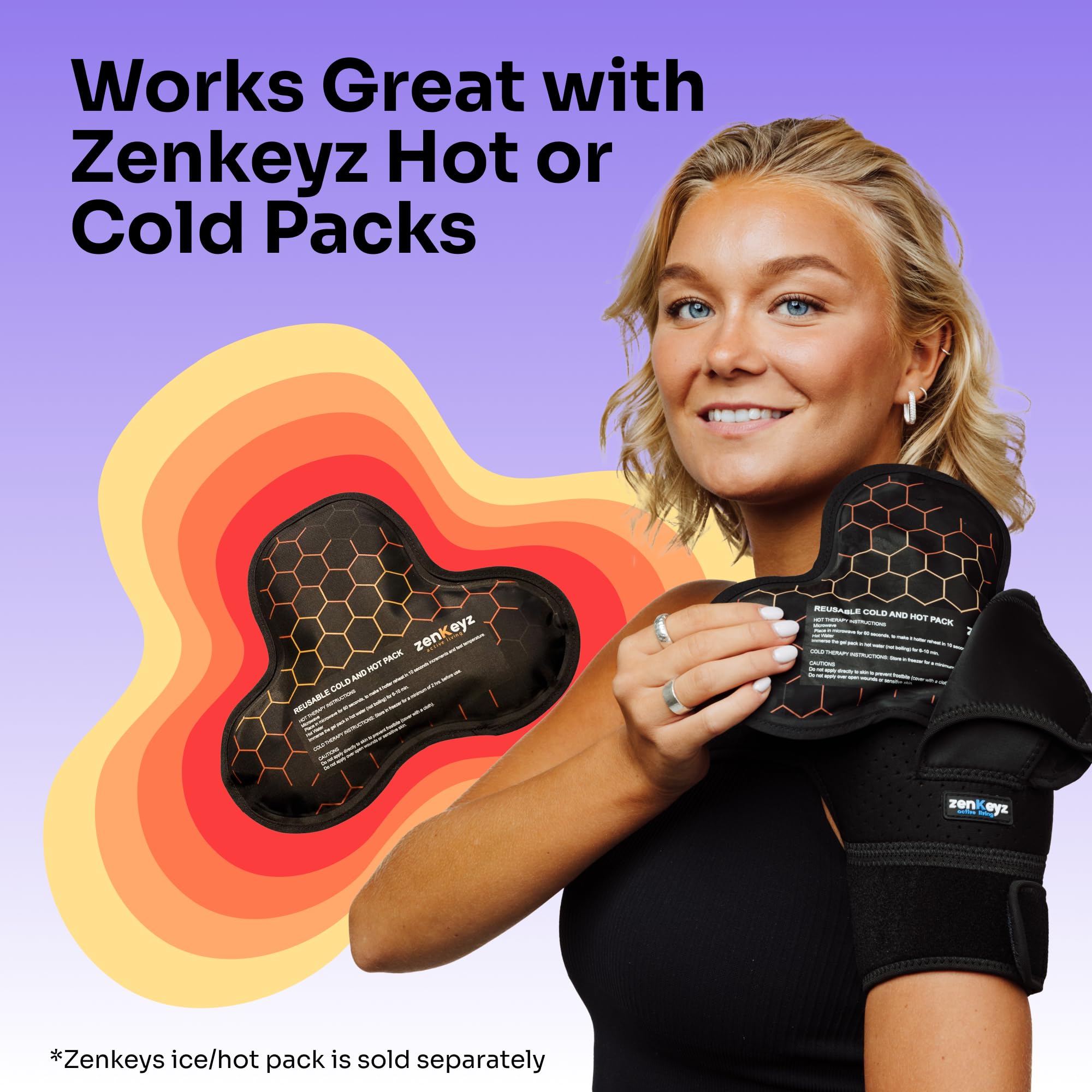 ZENKEYZ in-use brace for daily activities and movement