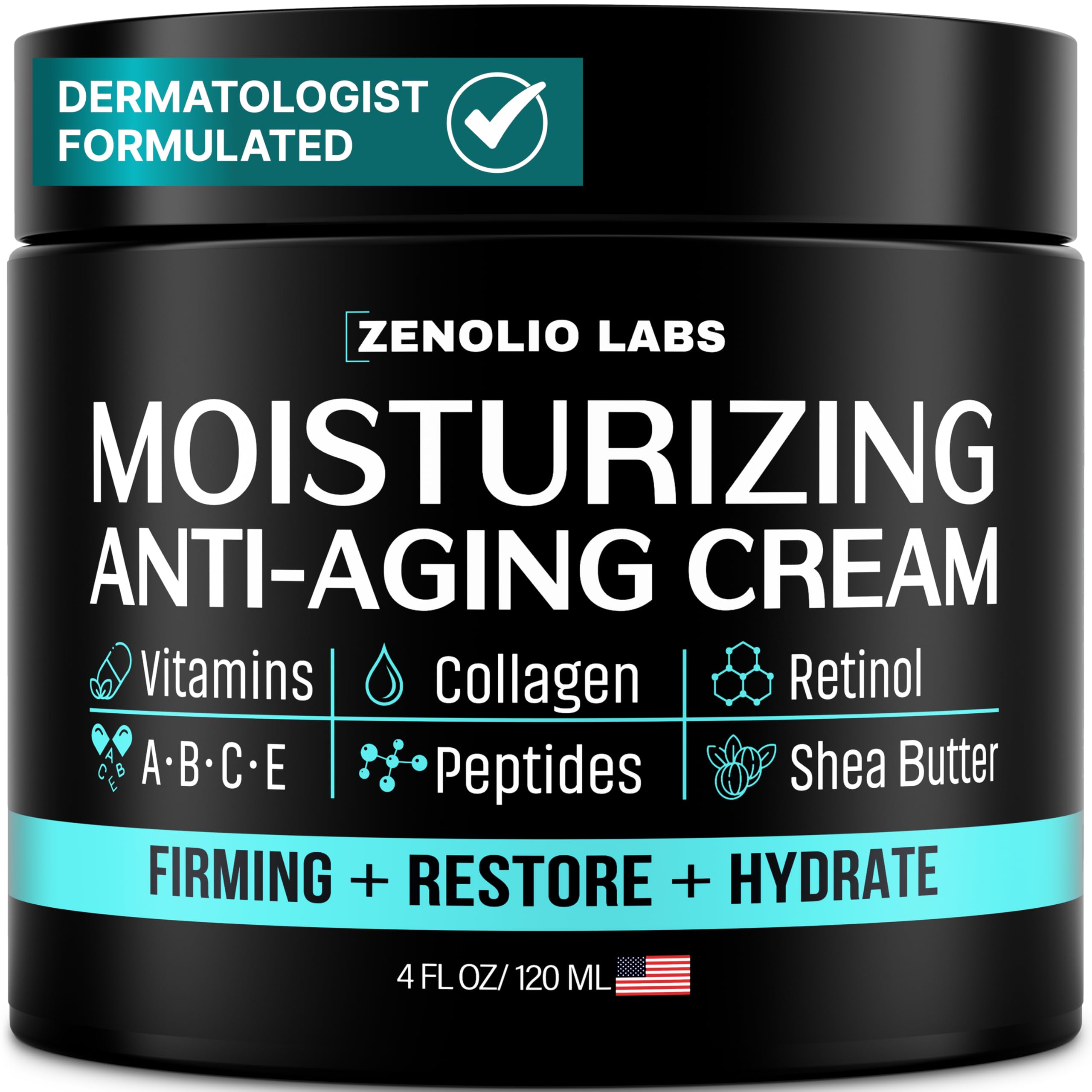 Zenolio Labs mens face moisturizer bottle showcases premium packaging for daily use