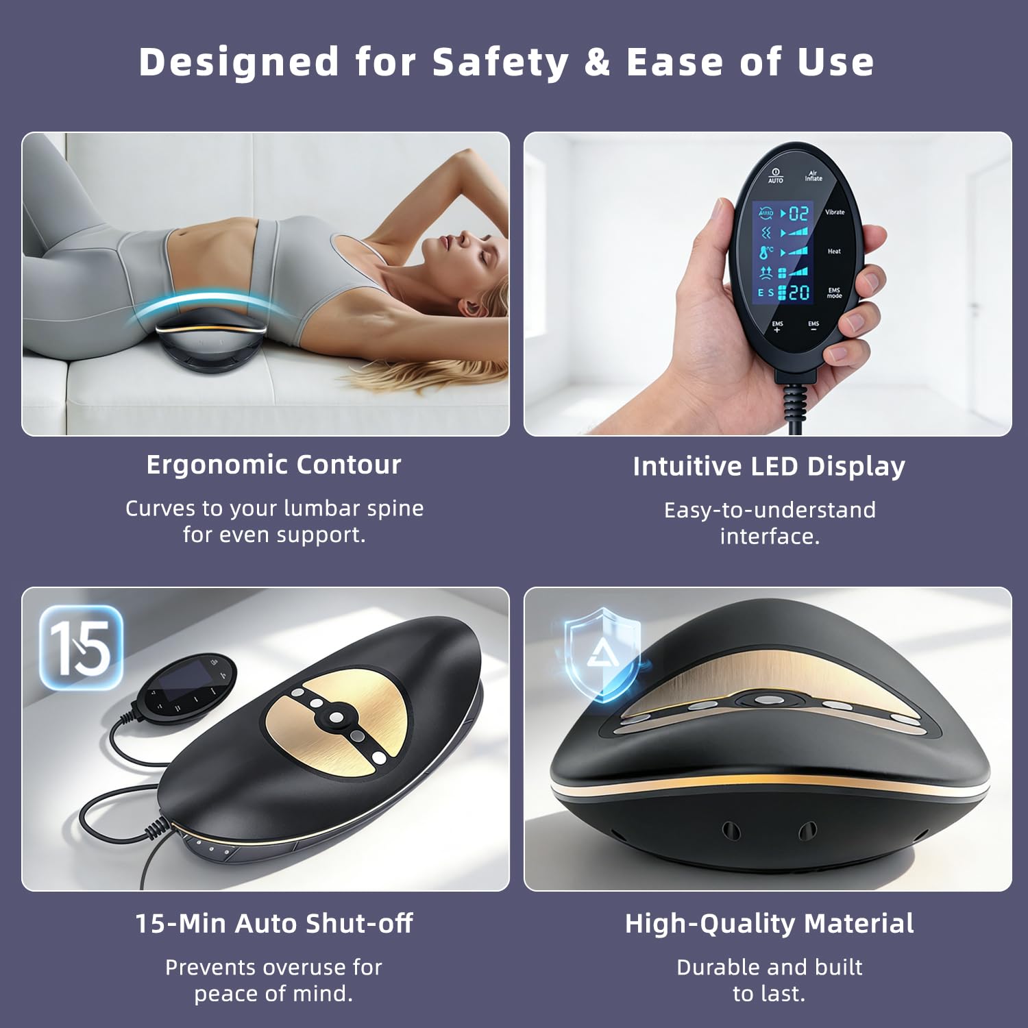 Zenopax 15-minute smart timer automatically powers off after session