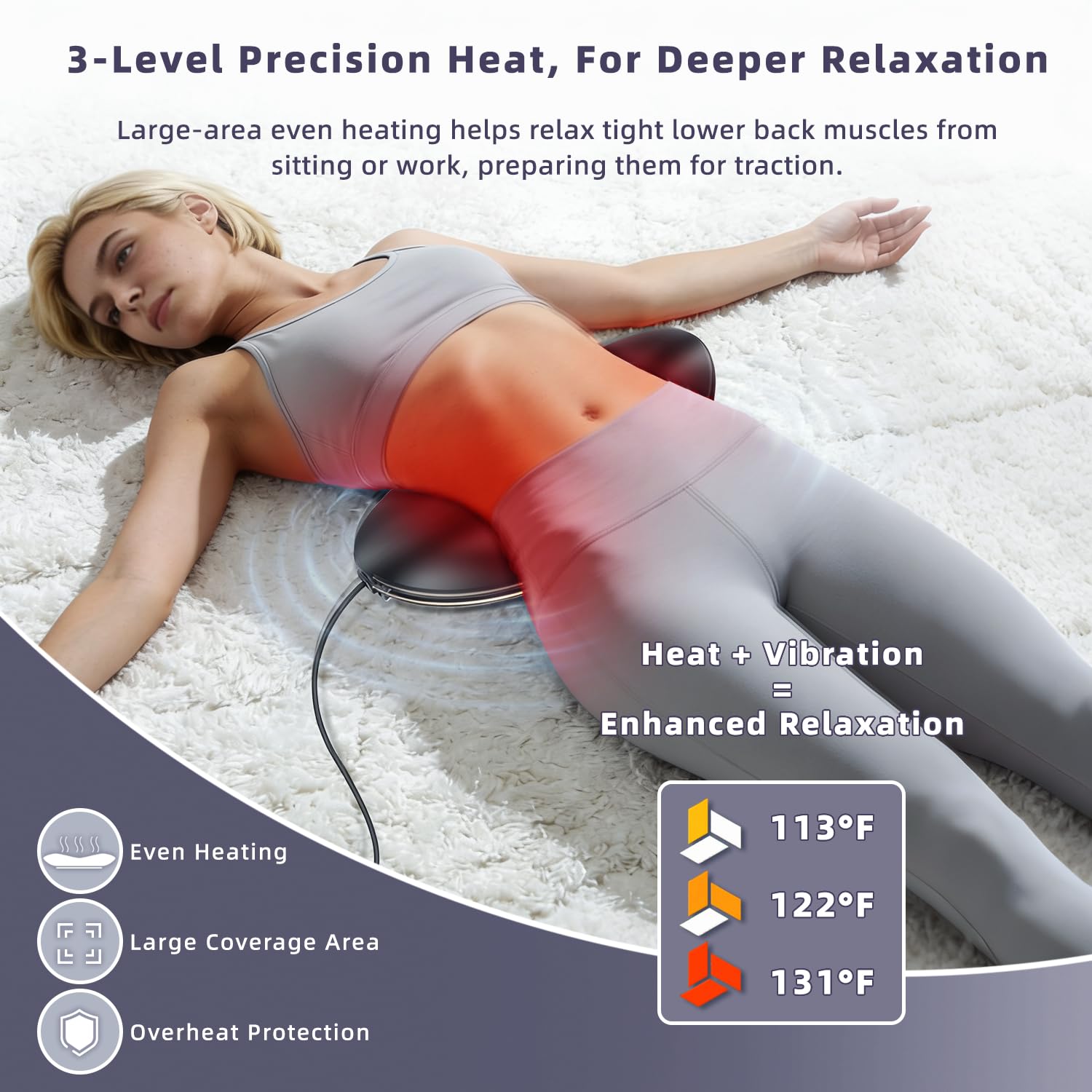 Zenopax ergonomic lumbar shape following the lower back contour