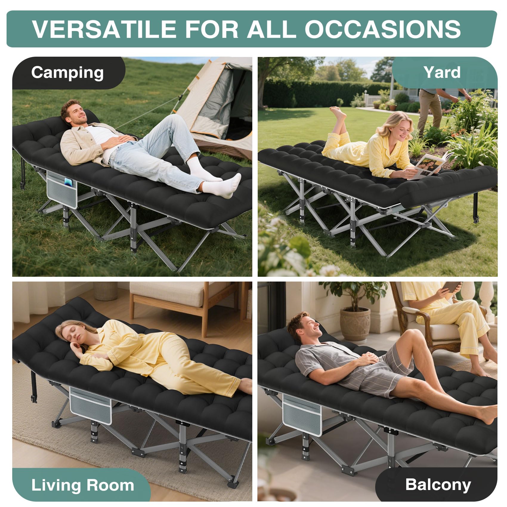 ZENPETIO cot cushion and padding offer whisper-quiet nights.