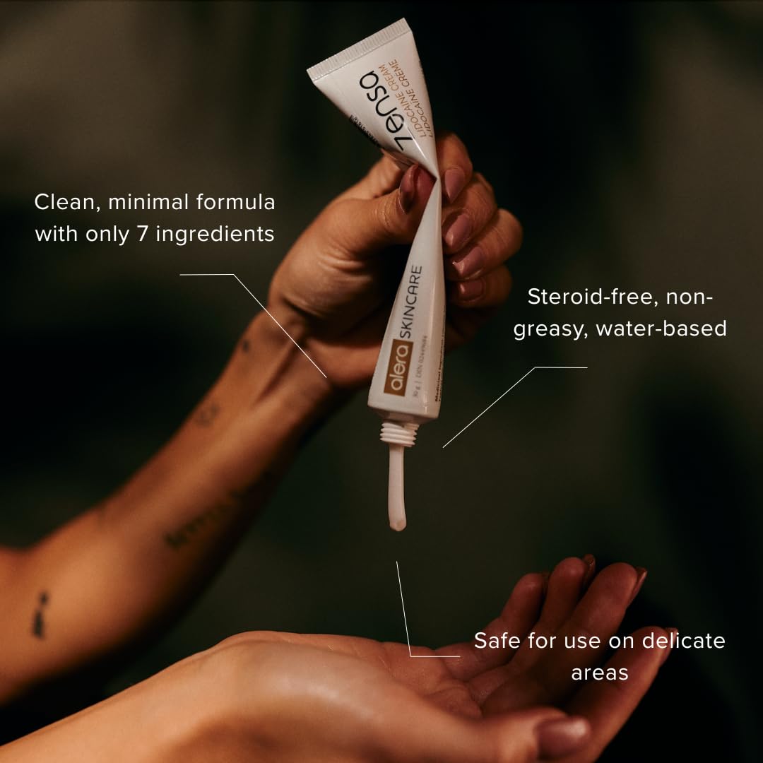 Zensa swatch demonstrates quick absorption and fast-acting relief.