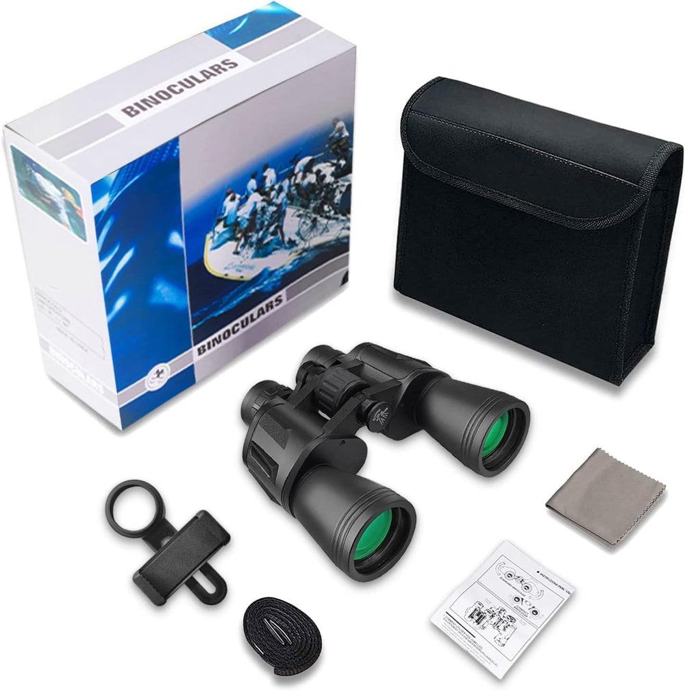 Zensura 20x50 binoculars are waterproof and dustproof for rugged adventures.