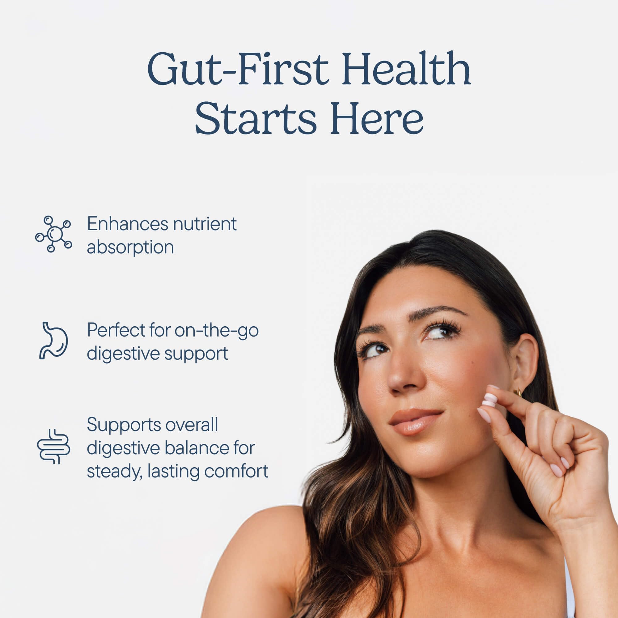 Zenwise Health mints bottle for on-the-go digestive comfort.