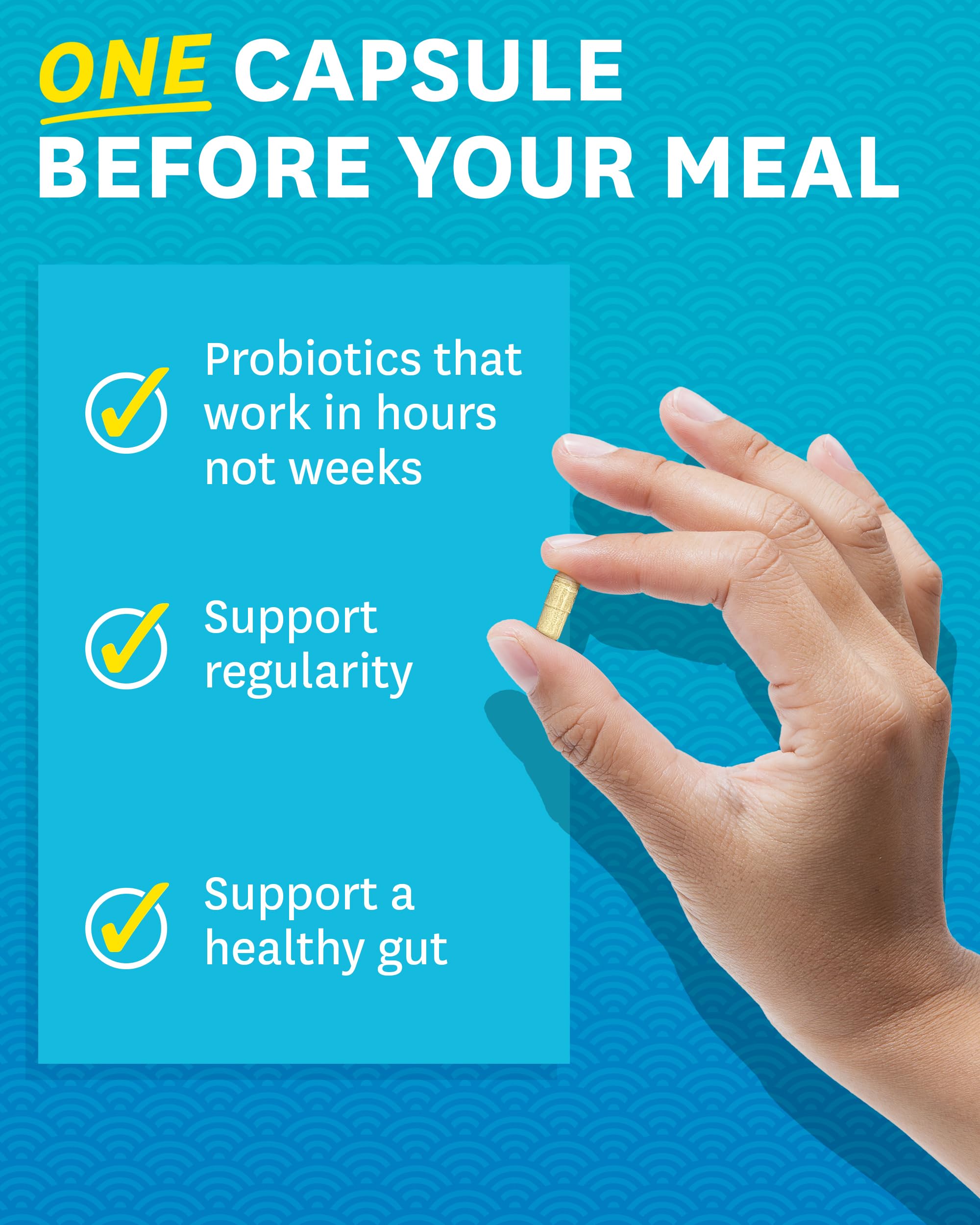 Zenwise Health Digestive Enzymes capsules image highlighting fast-acting enzymes for meal relief
