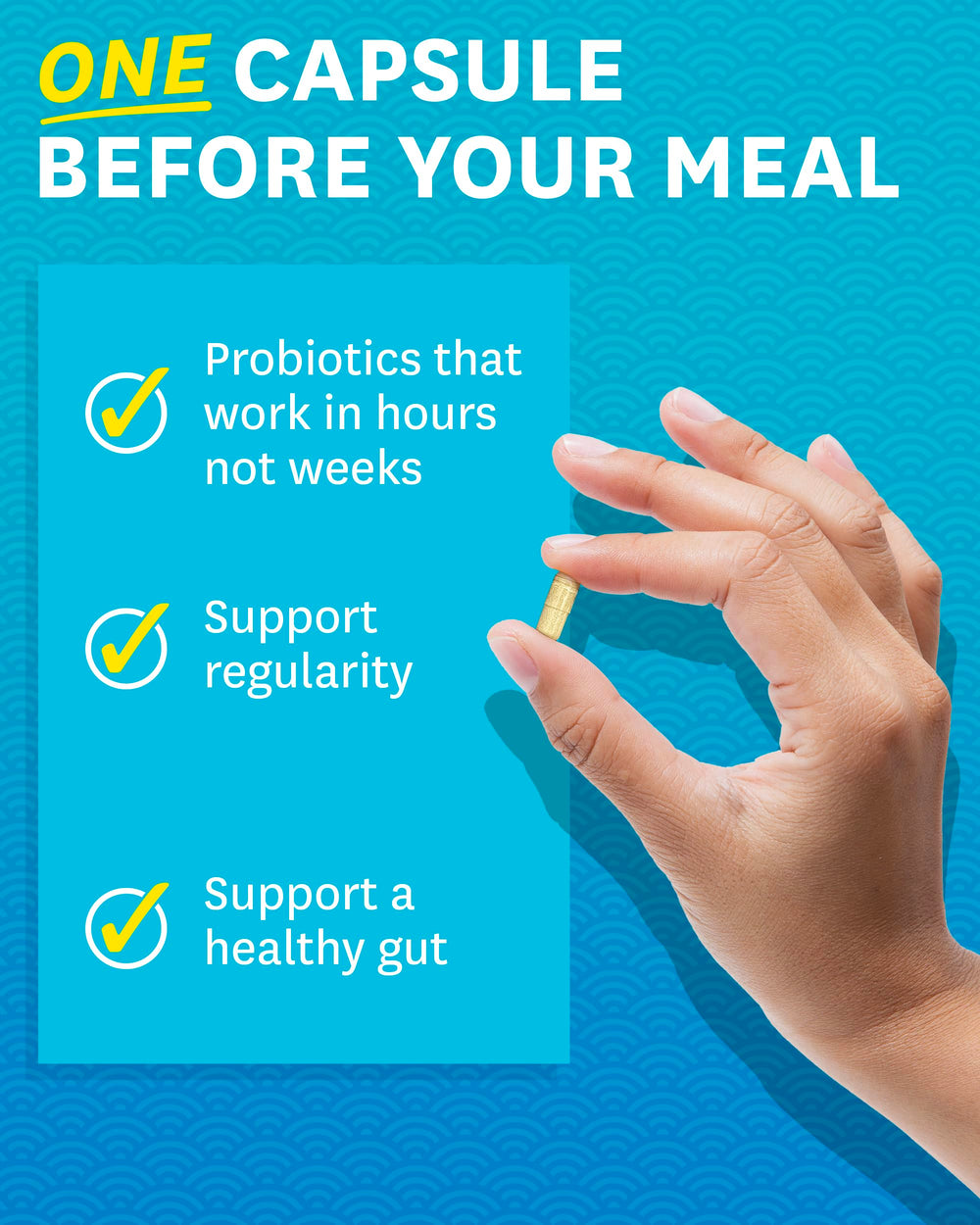 Zenwise Health Digestive Enzymes capsules image highlighting fast-acting enzymes for meal relief