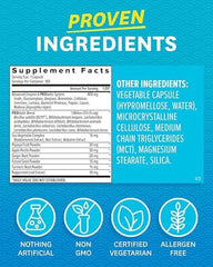 Zenwise Health Digestive Enzymes label shows probiotics and prebiotics for gut balance