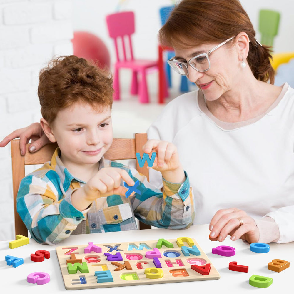 Zeoddler Alphabet Puzzles engaging design encourages curiosity and discovery.