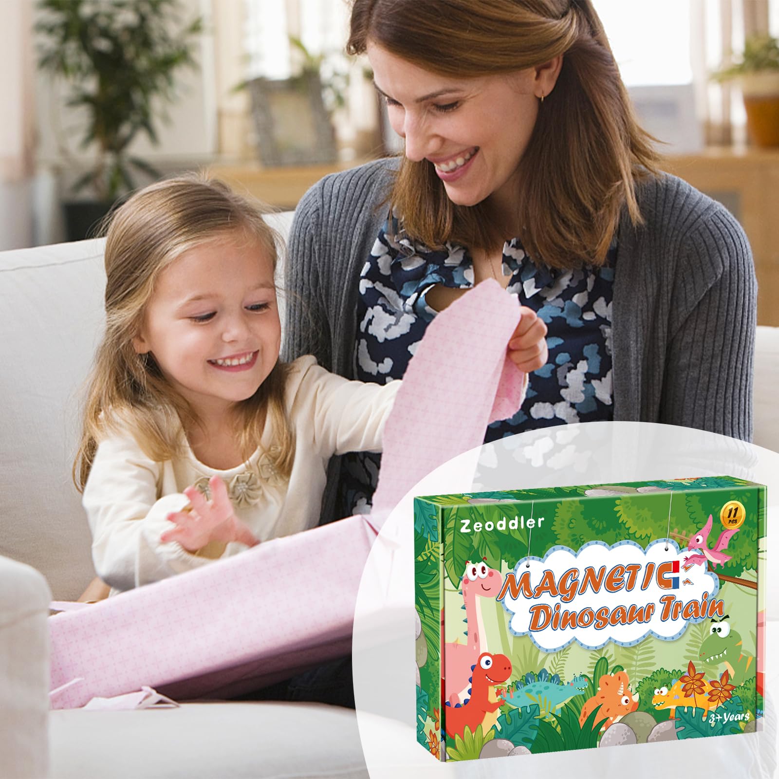 Zeoddler storage bag keeps the 11-piece set organized for portable learning