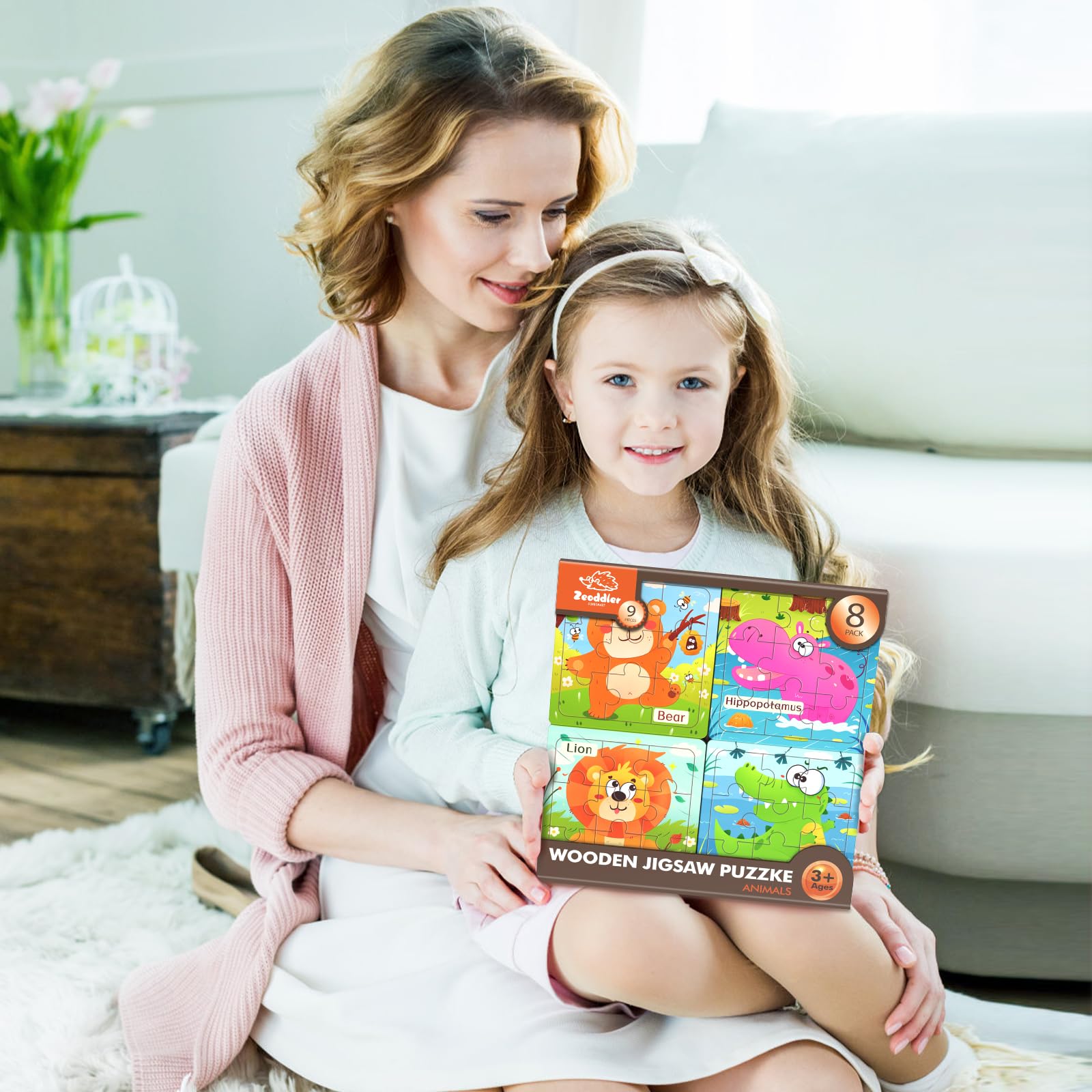 Zeoddler puzzle pack is easy to clean and store after playtime.