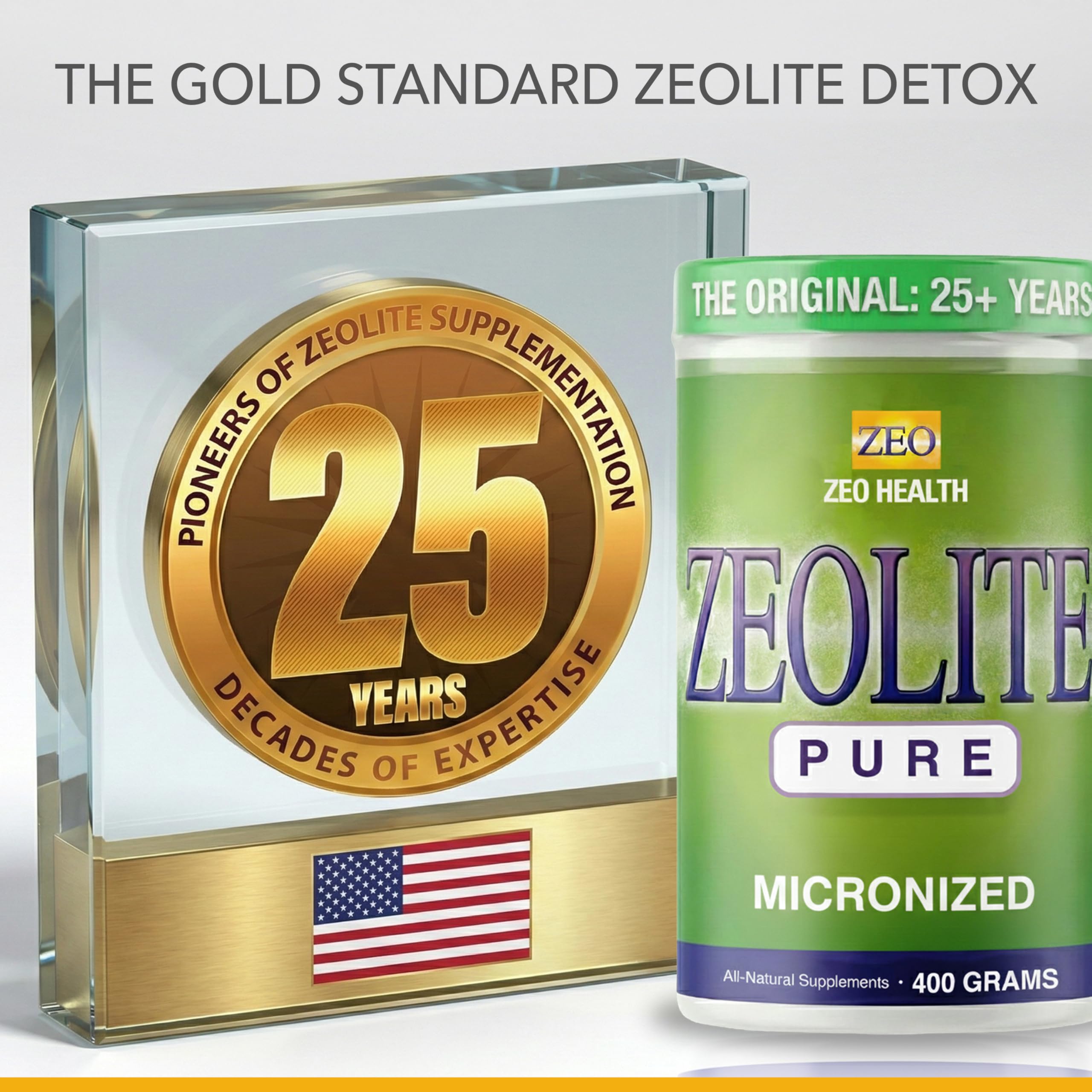 Zeo Health Zeolite Pure digestive support dissolve view hints gentle cleansing.