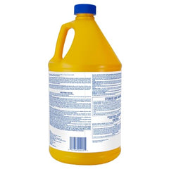 Zep Commercial antibacterial cleaner label close-up, designed to kill germs on contact.