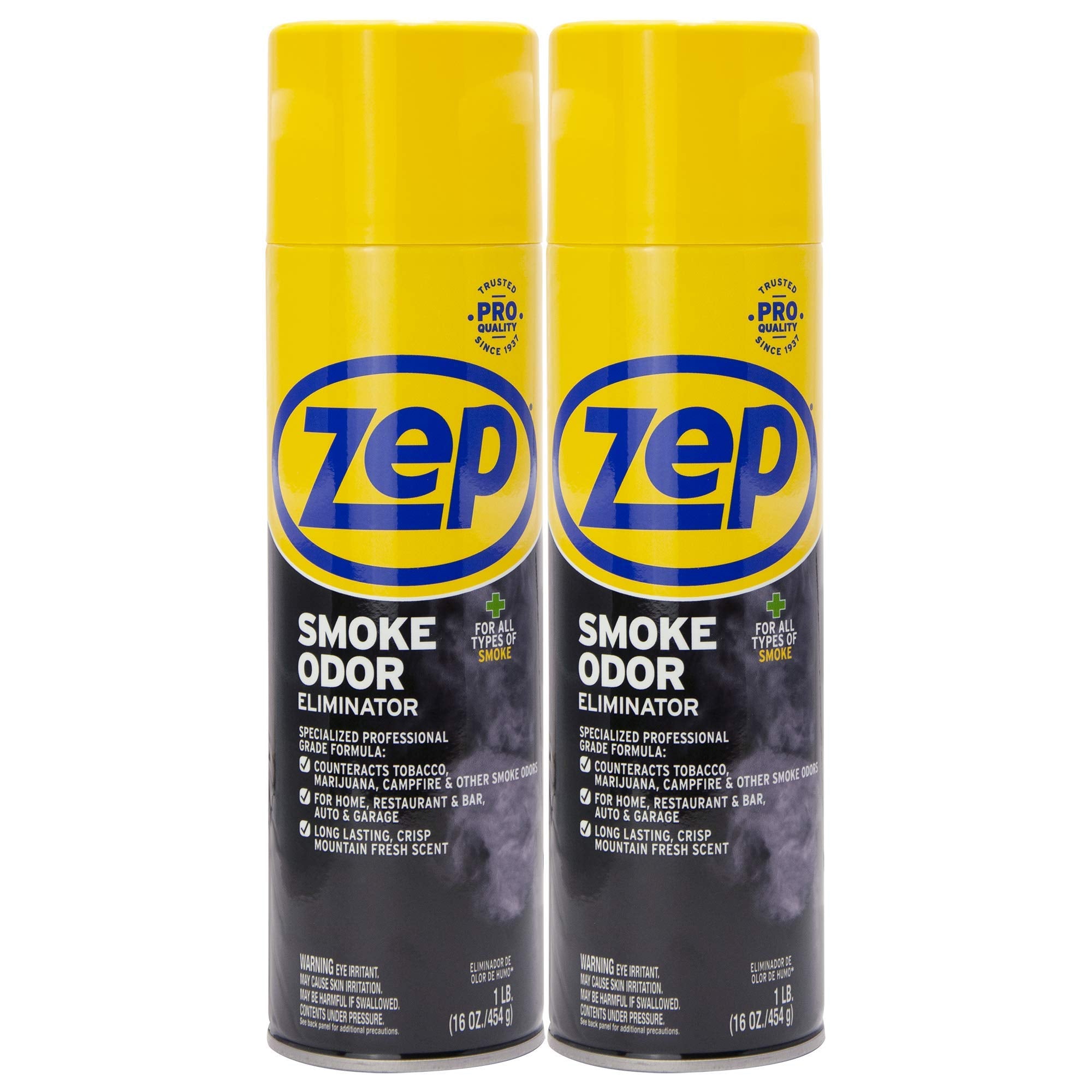 Zep Smoke Odor Eliminator 16 oz bottle neutralizes smoke odors at the source.