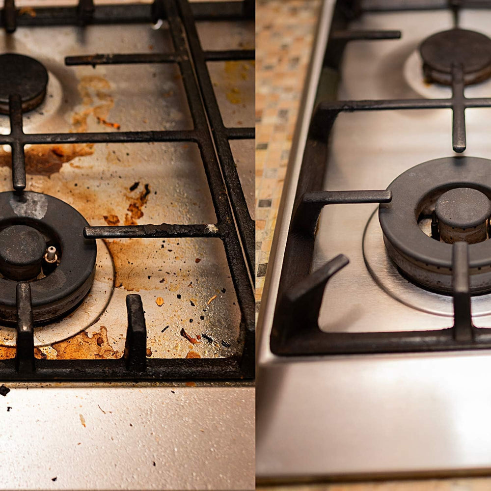 Zep Heavy-Duty Citrus Degreaser tackles vent hood buildup with citrus power.