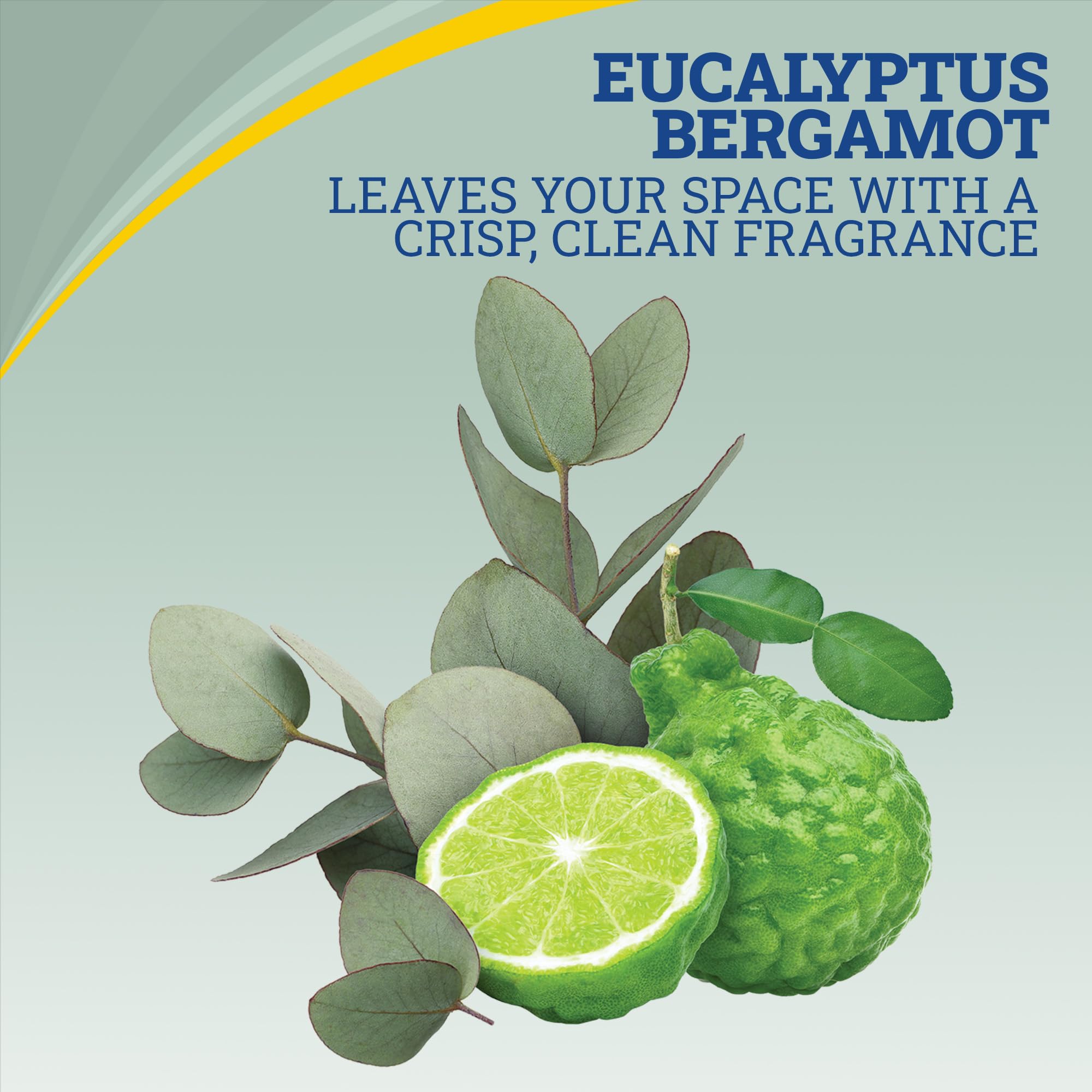 Fresh Eucalyptus Bergamot scent after cleaning with Zep Home Pro