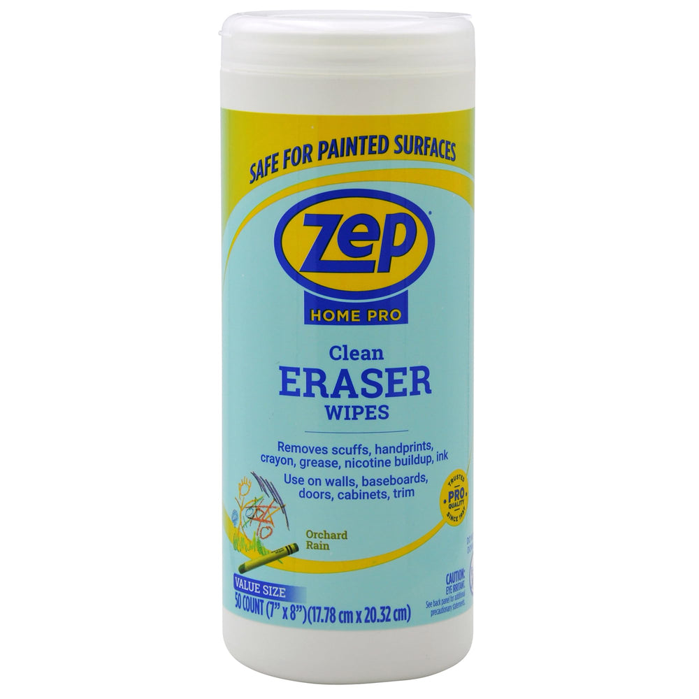 Zep Home Pro Clean Eraser Wipes pack front for quick wall touch-ups